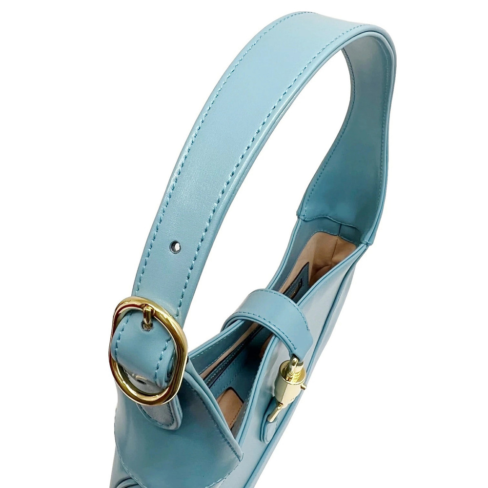 Gucci Jackie Shoulder One Hobo Blue Shoulder Hobo Bag Leather